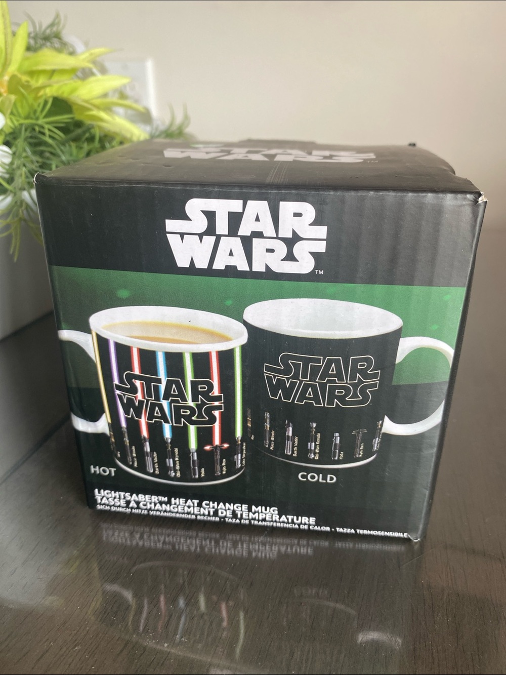 New🌈 Disney Star Wars Black Lightsaber Reveal Mug Heat Change